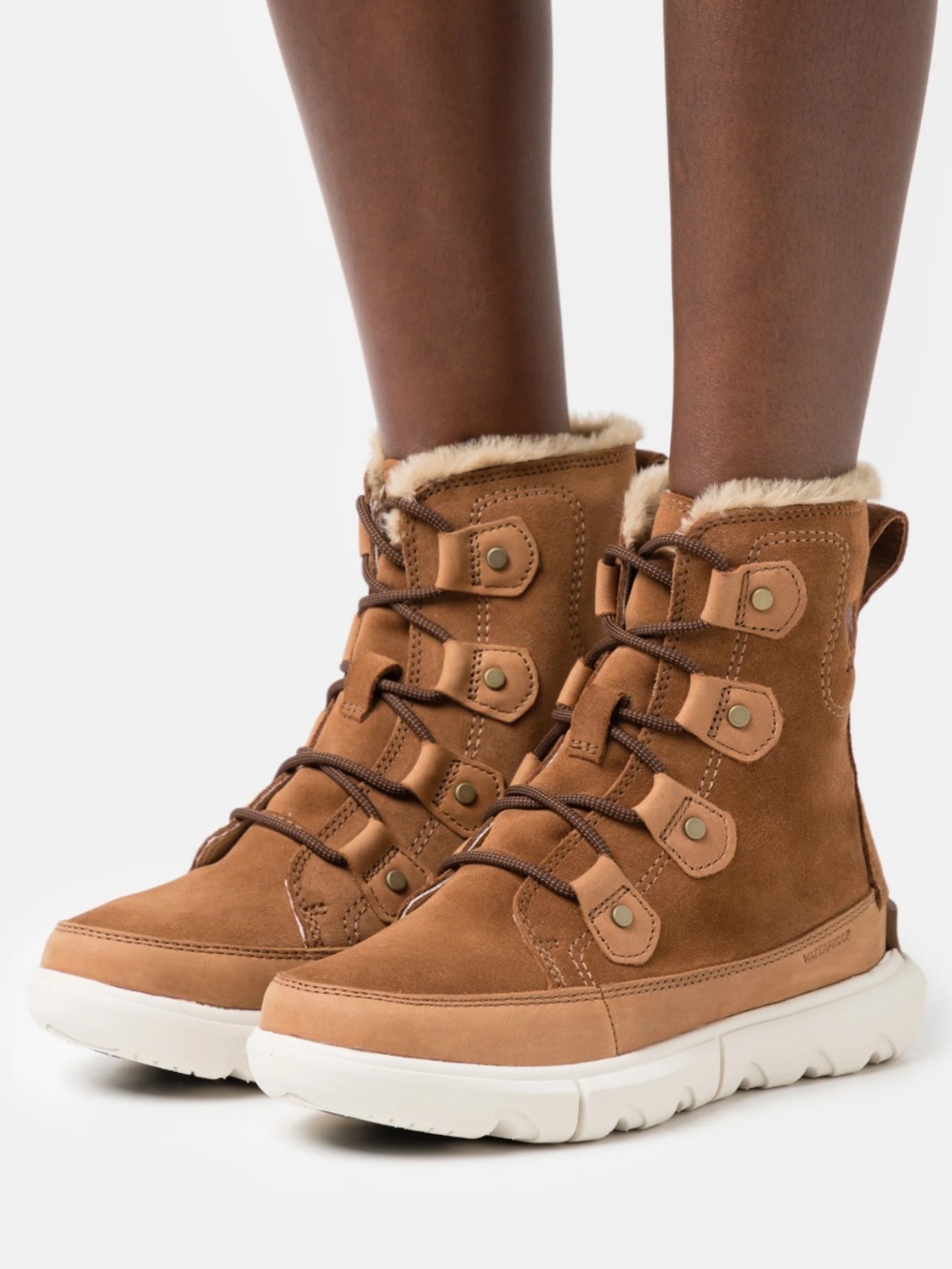 Sorel Explorer ll Joan Dual Zip Suede Waterproof Women’s Boots - 8